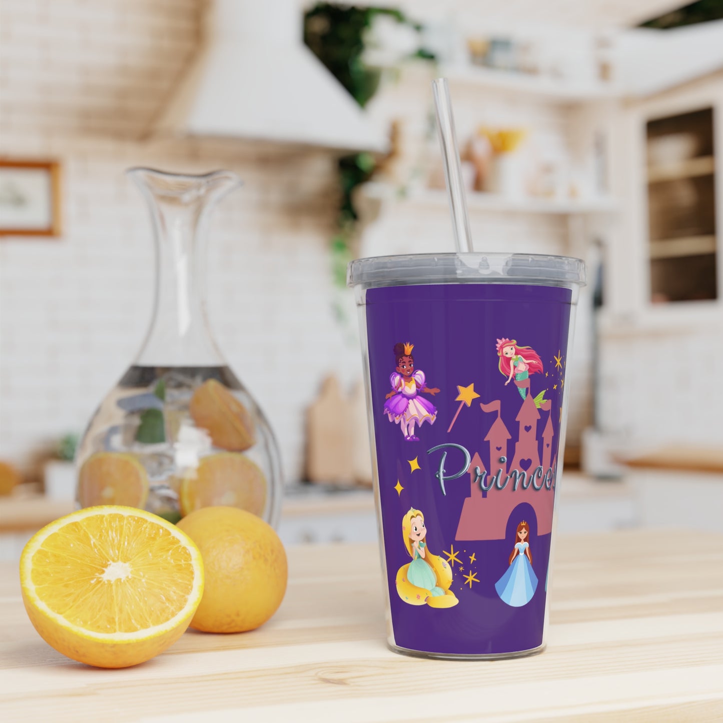 Disney Plastic Tumbler with Straw