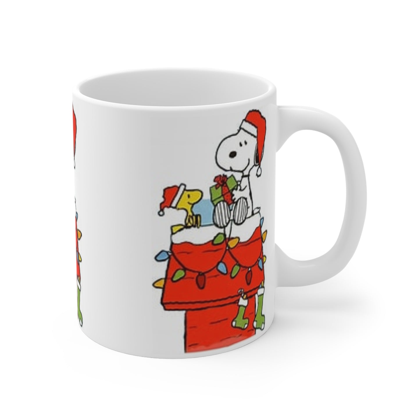 Snoopy Christmas Lights Mug 11oz