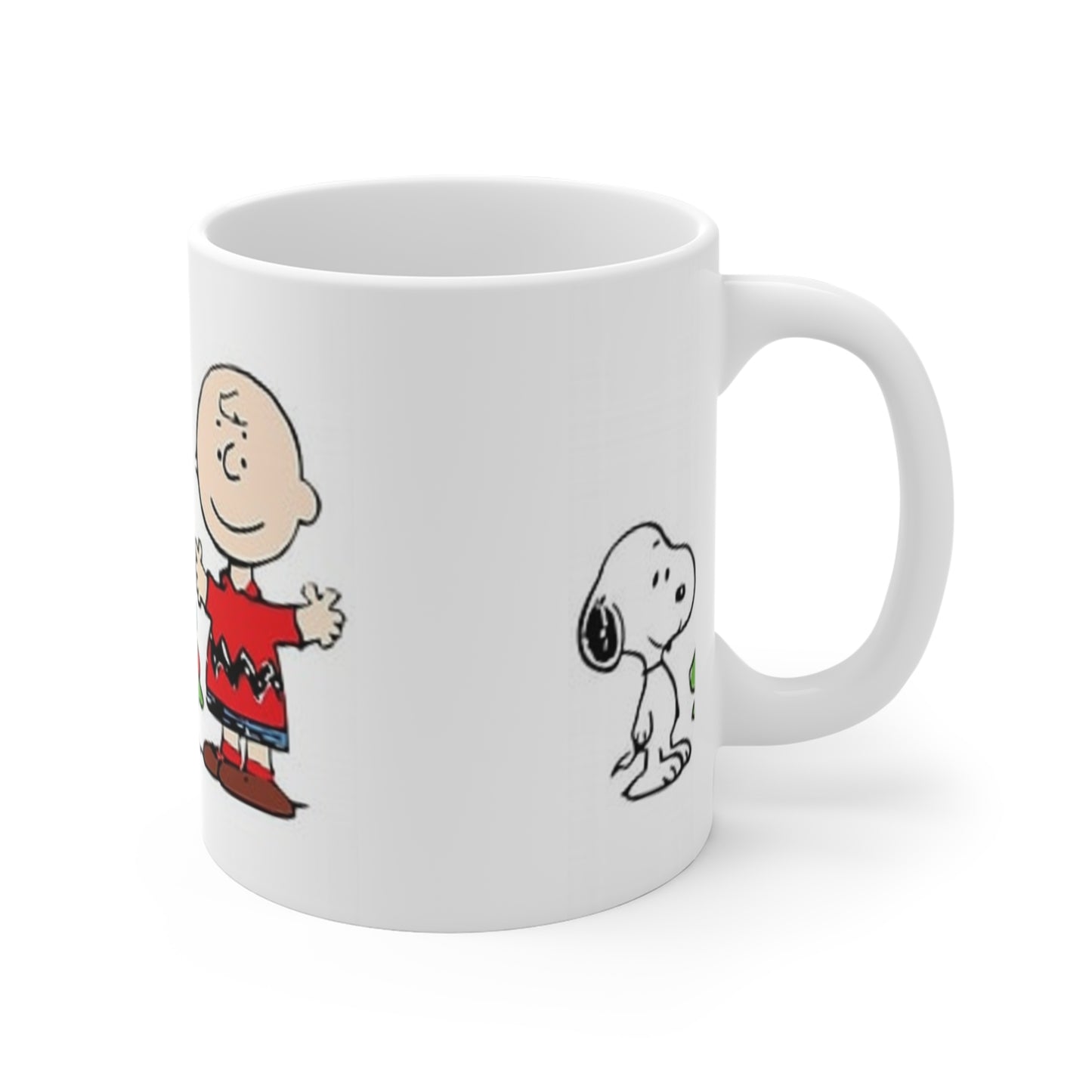 Charlie and Snoopy Mug 11oz