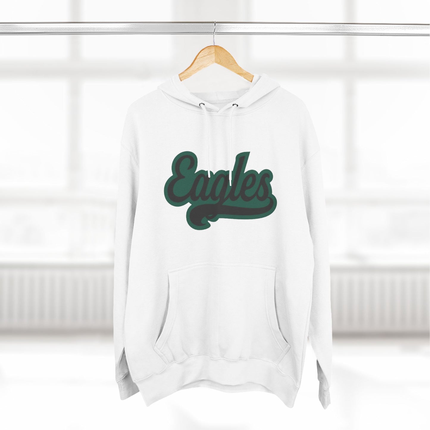 Three-Panel Fleece Hoodie...Eagles