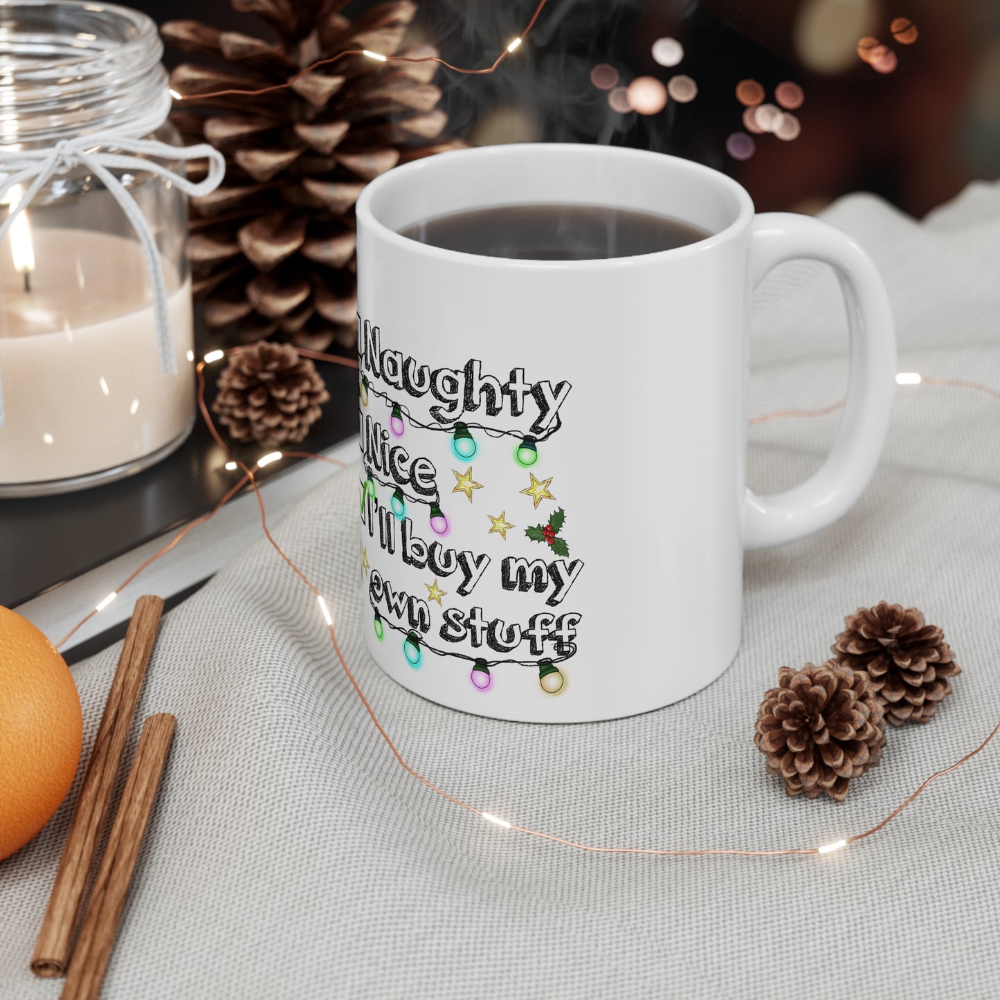 Naughty or Nice Mug 11oz