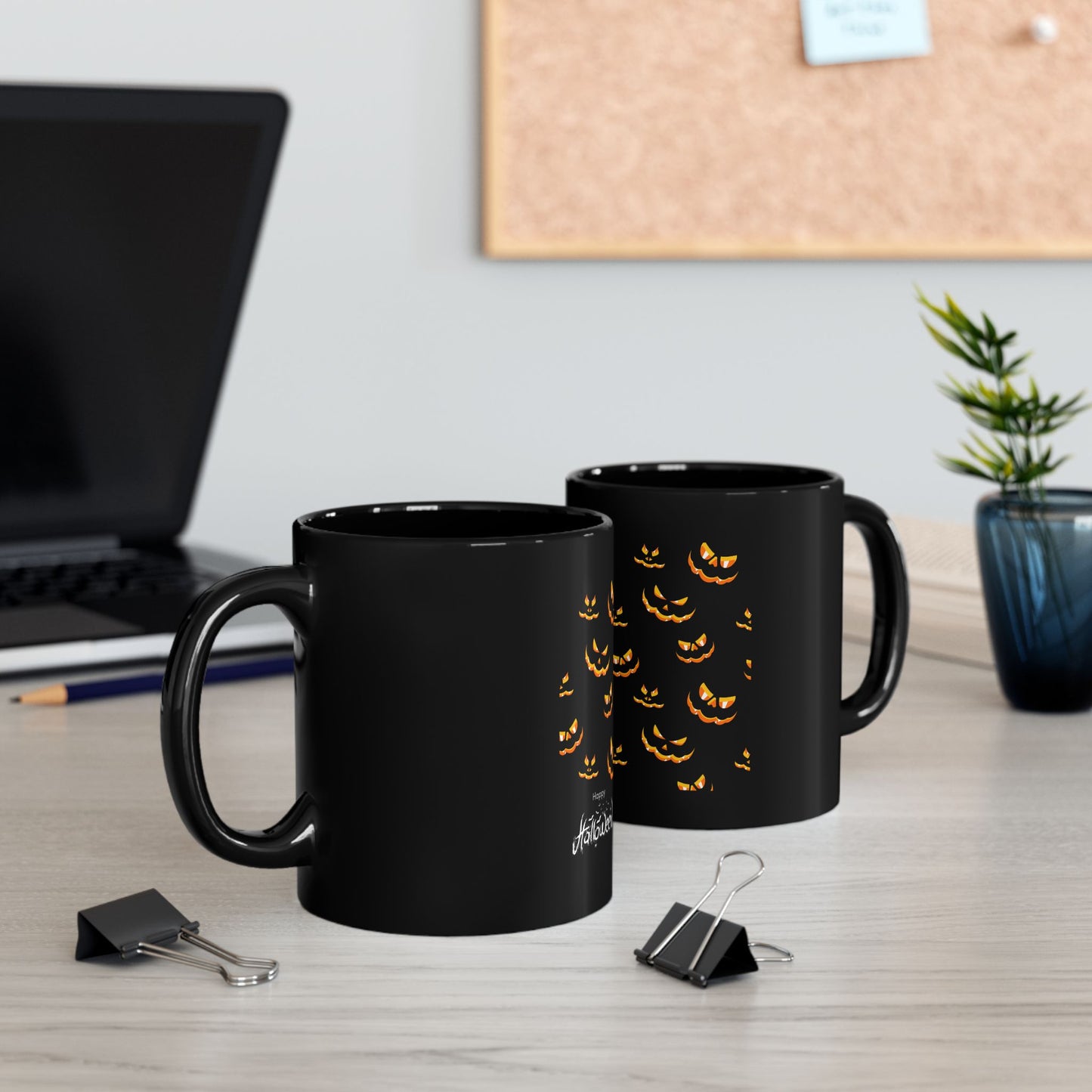 Happy Halloween Black Mug (11oz, 15oz)