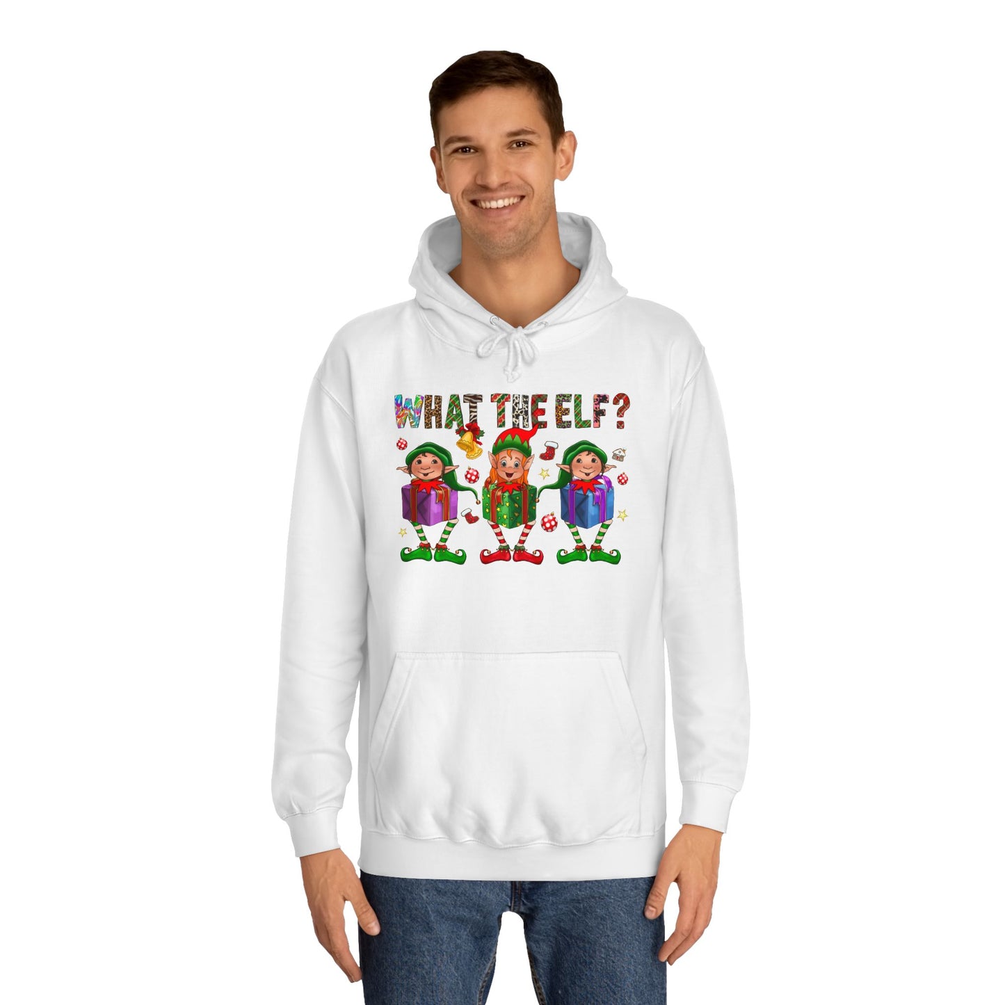 What the Elf Unisex College Hoodie