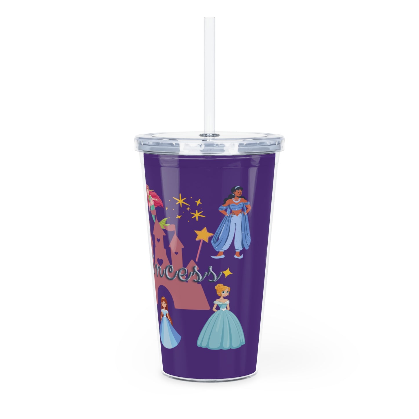 Disney Plastic Tumbler with Straw