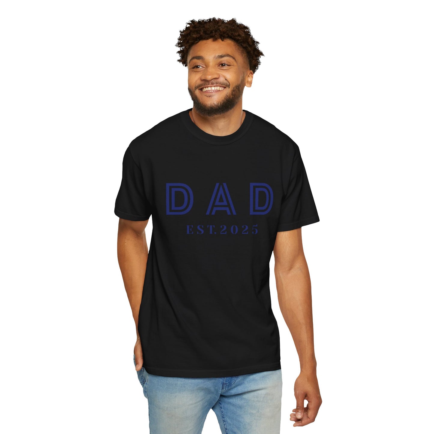 Dad 2025-Unisex Garment-Dyed T-shirt