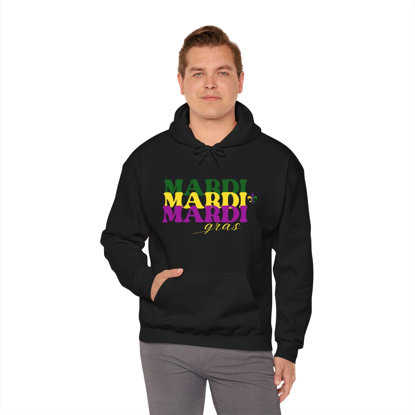 Mardi Gras Unisex Heavy Blend™ Hooded Sweatshirt