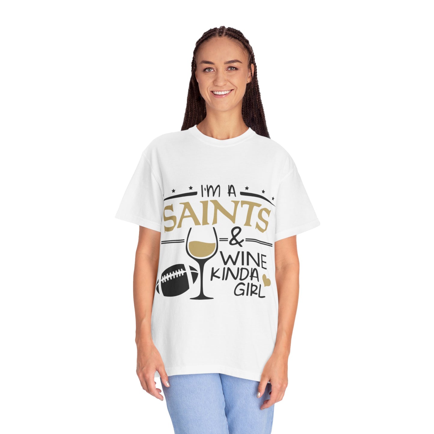Saints Wine Kinda Girl Unisex T-Shirt