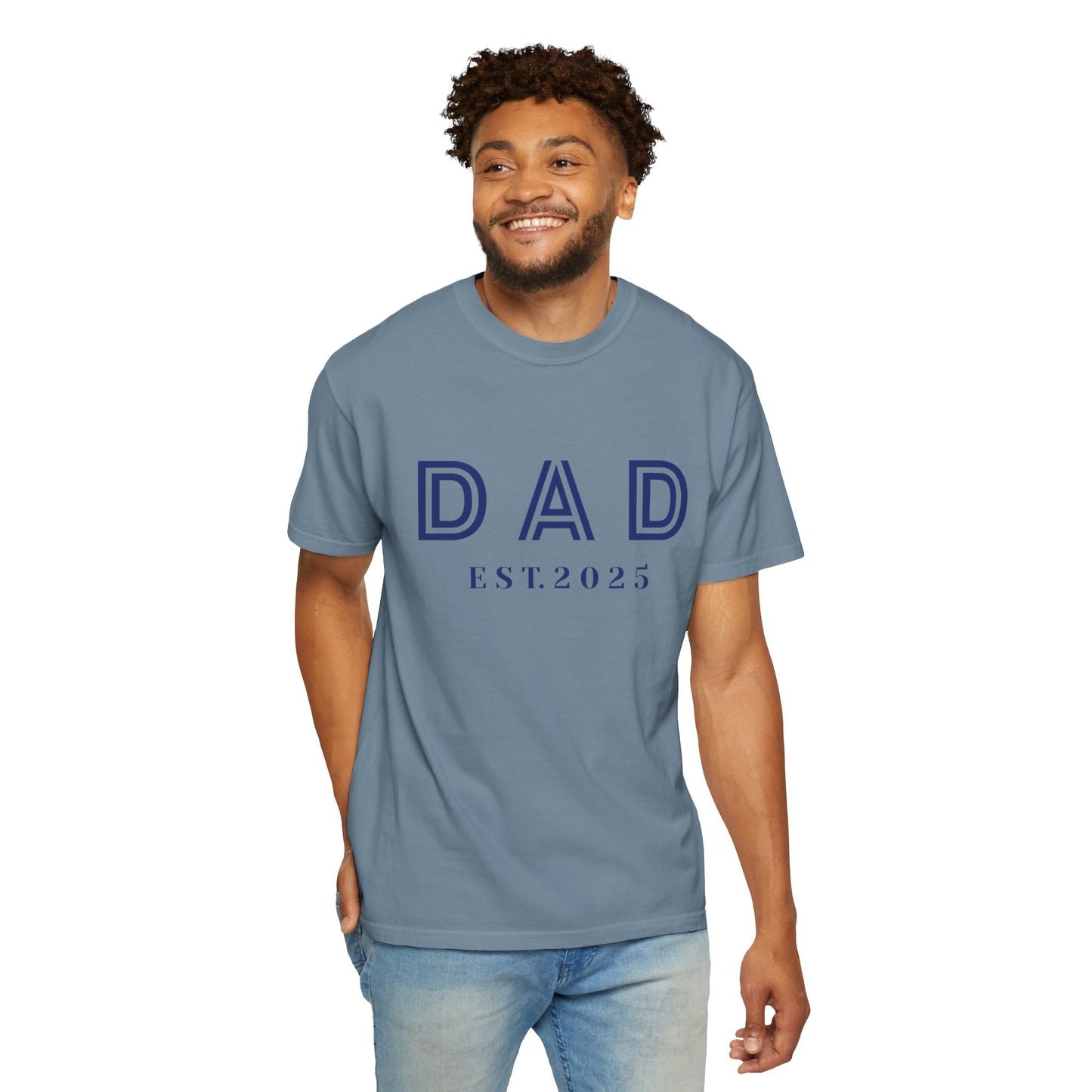 Dad 2025-Unisex Garment-Dyed T-shirt