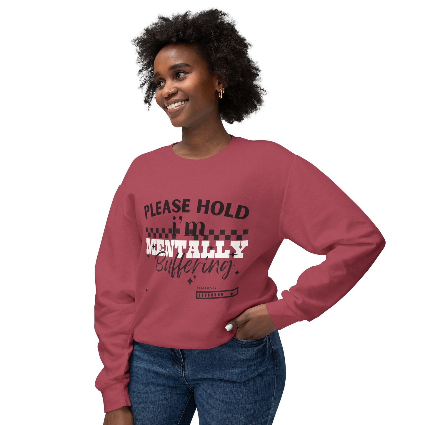 Mental Health Unisex Lightweight Crewneck Sweatshirt