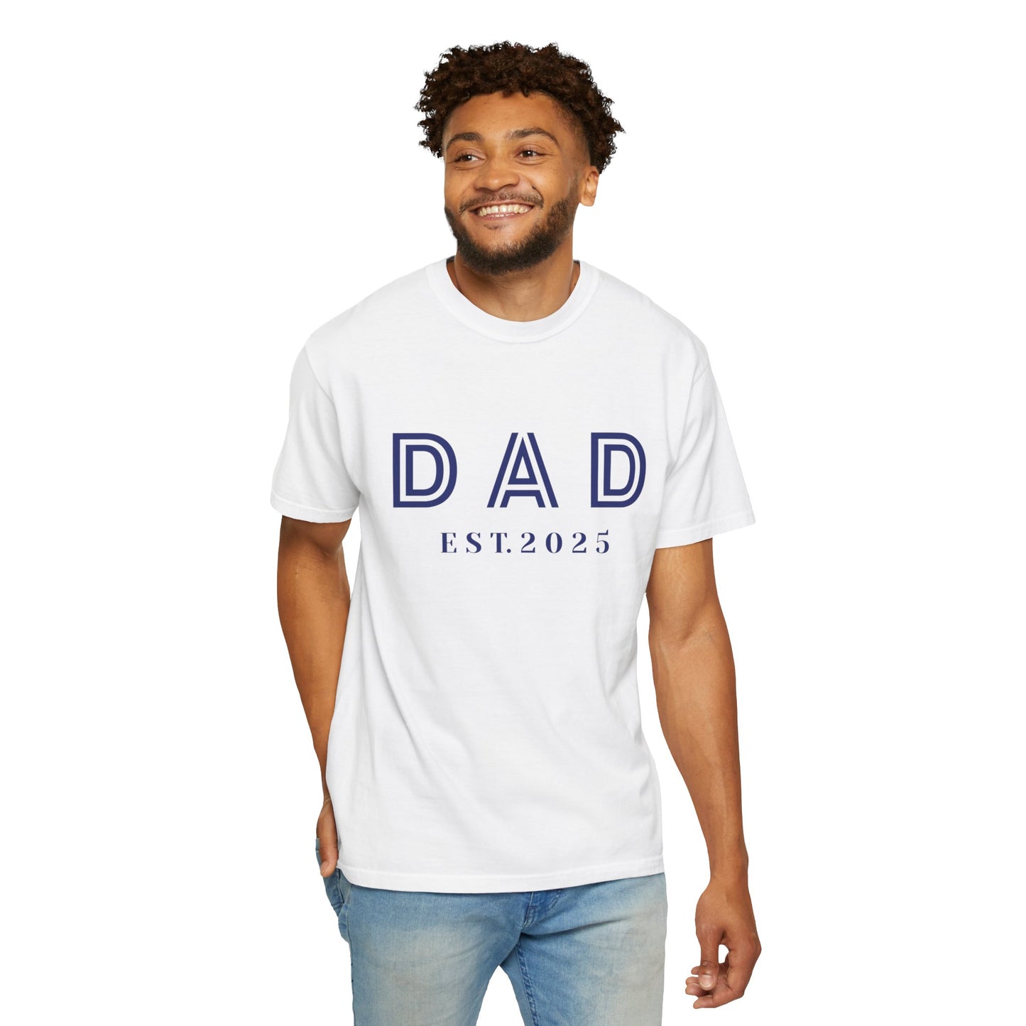 Dad 2025-Unisex Garment-Dyed T-shirt