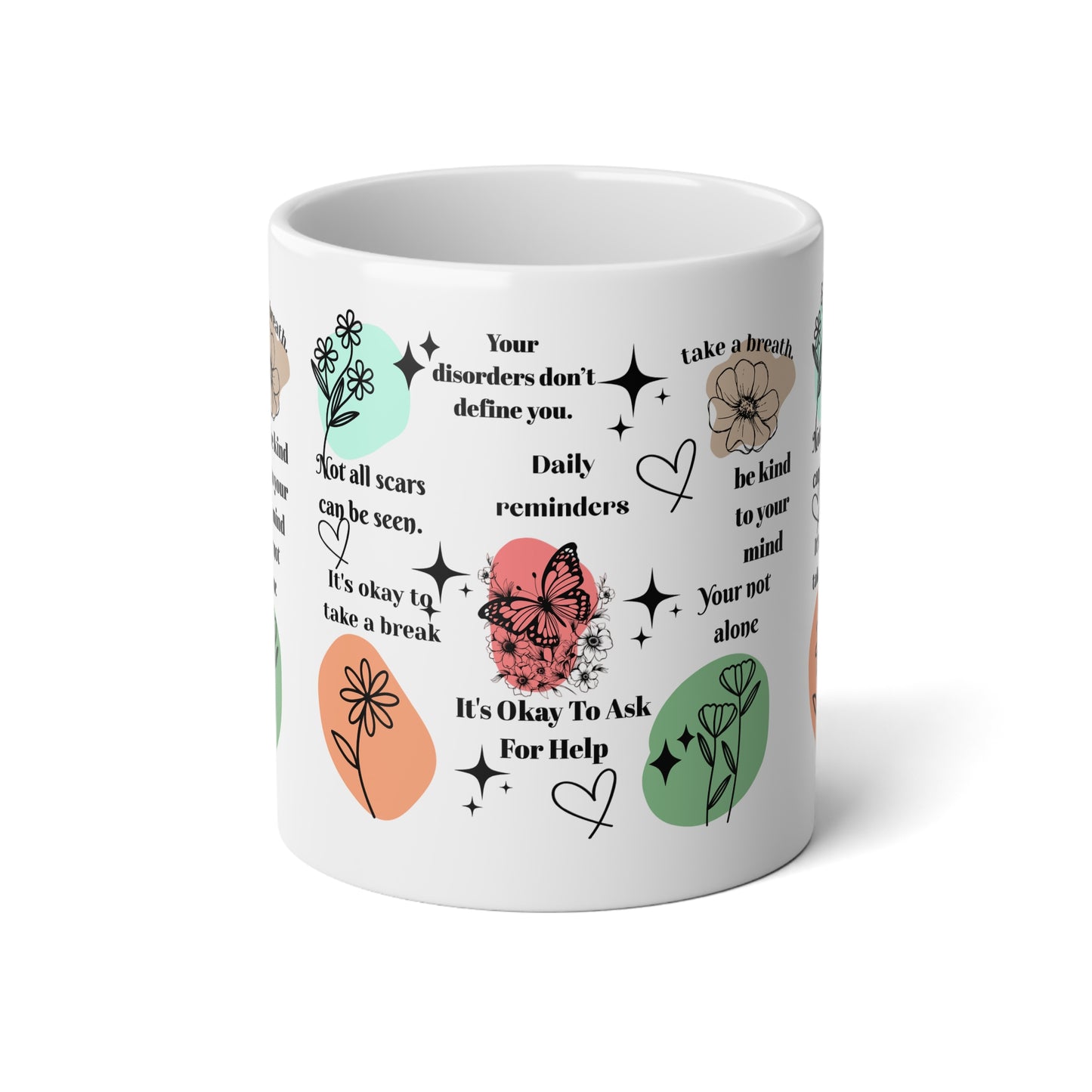 Mental Health Jumbo Mug, 20oz