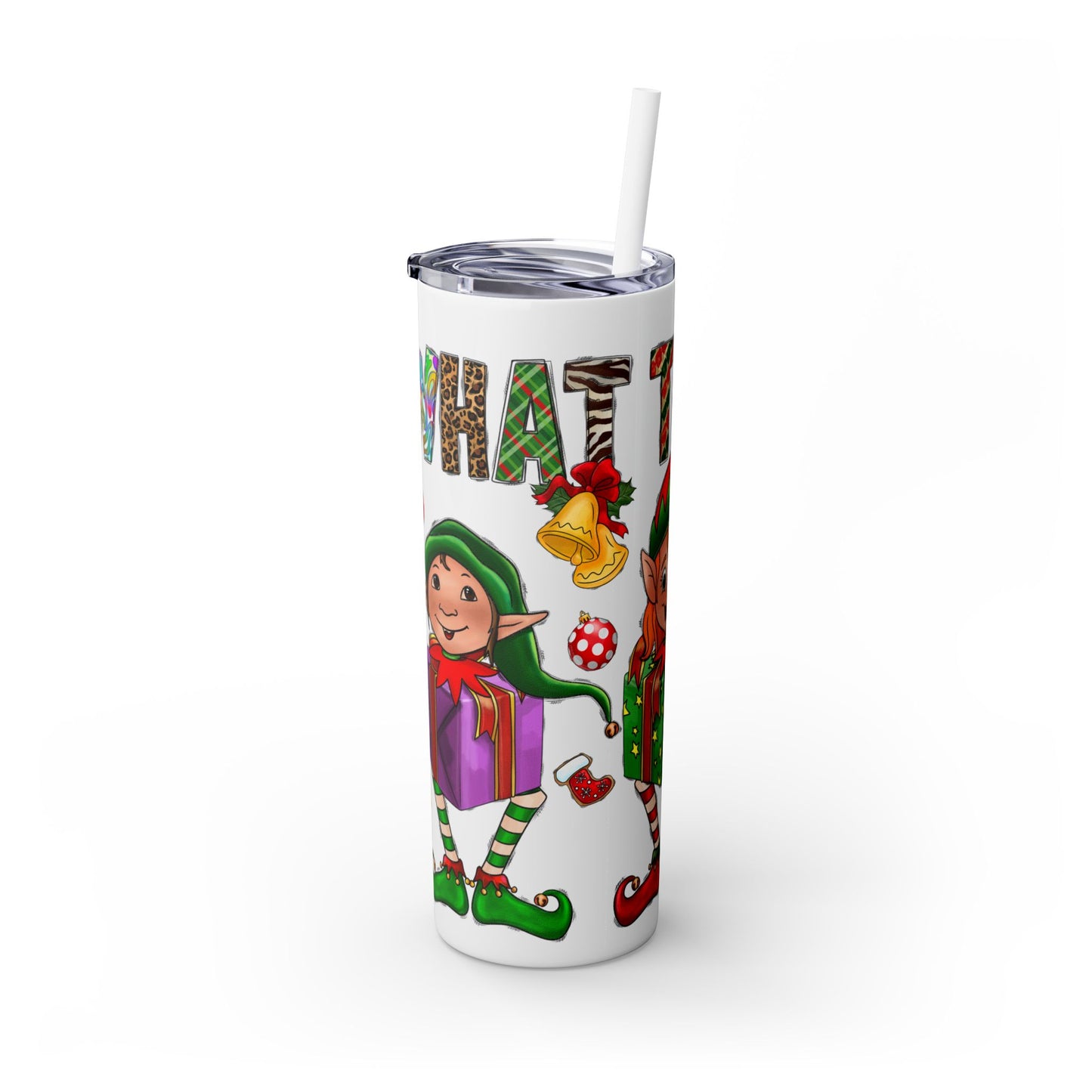 Elf Tumbler with Straw, 20oz