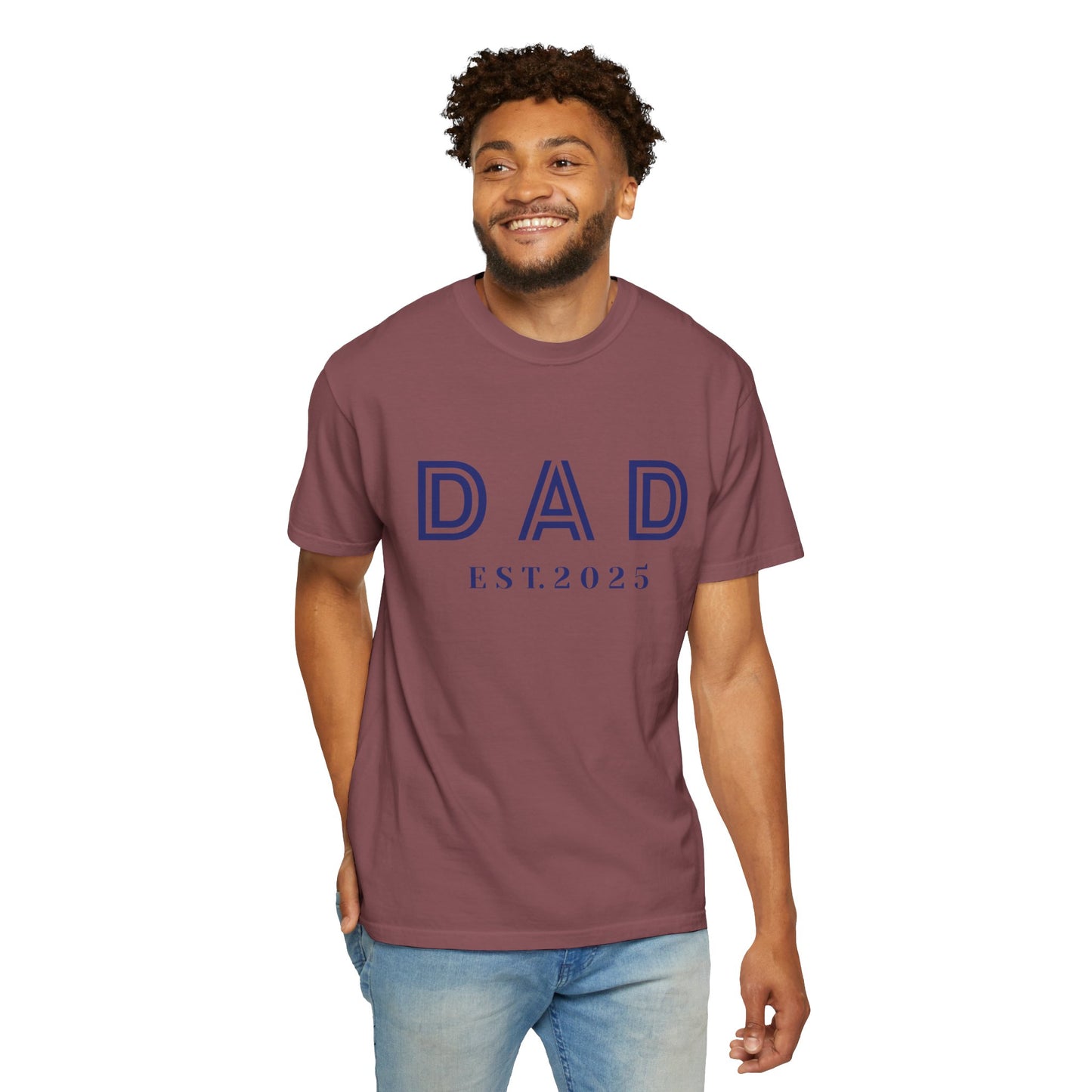 Dad 2025-Unisex Garment-Dyed T-shirt