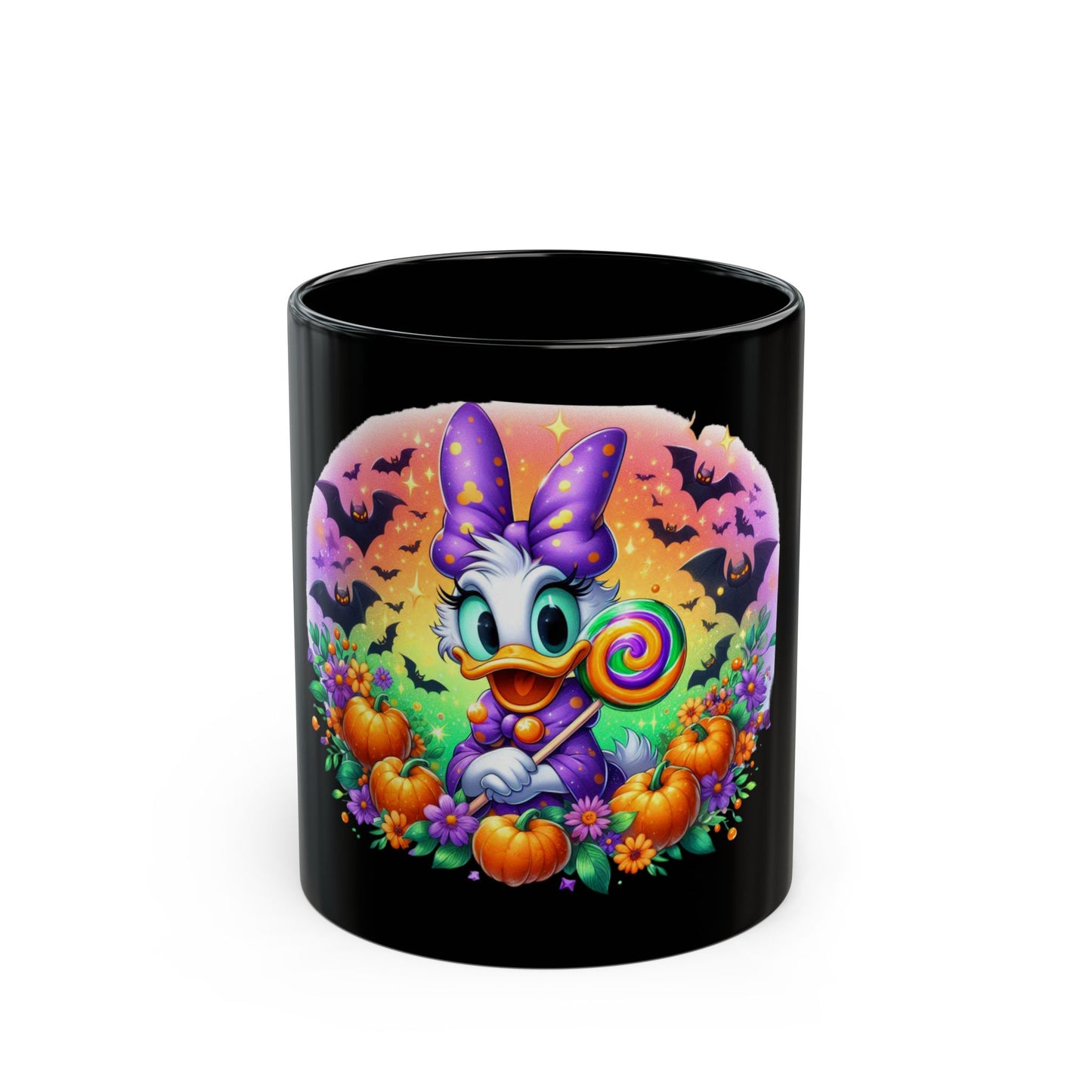 Daisy Duck Black Mug (11oz, 15oz)