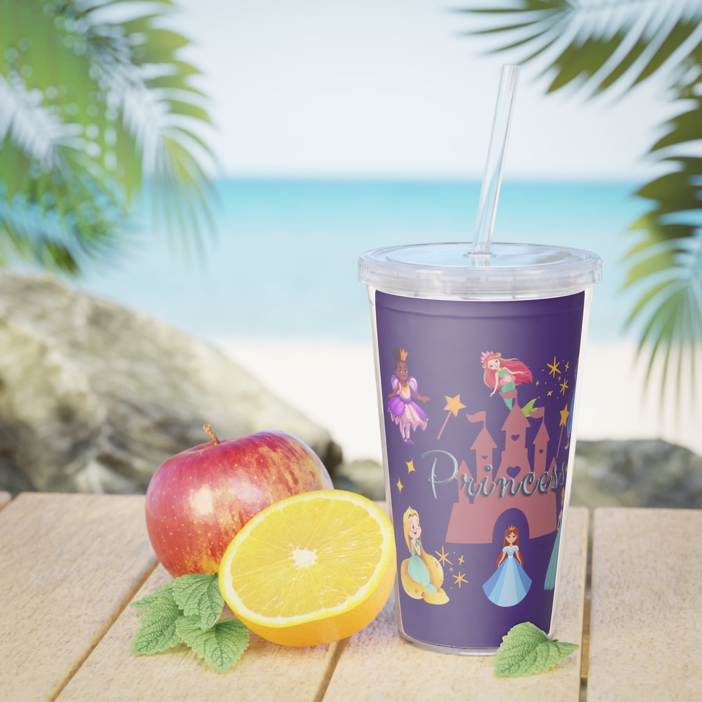 Disney Plastic Tumbler with Straw