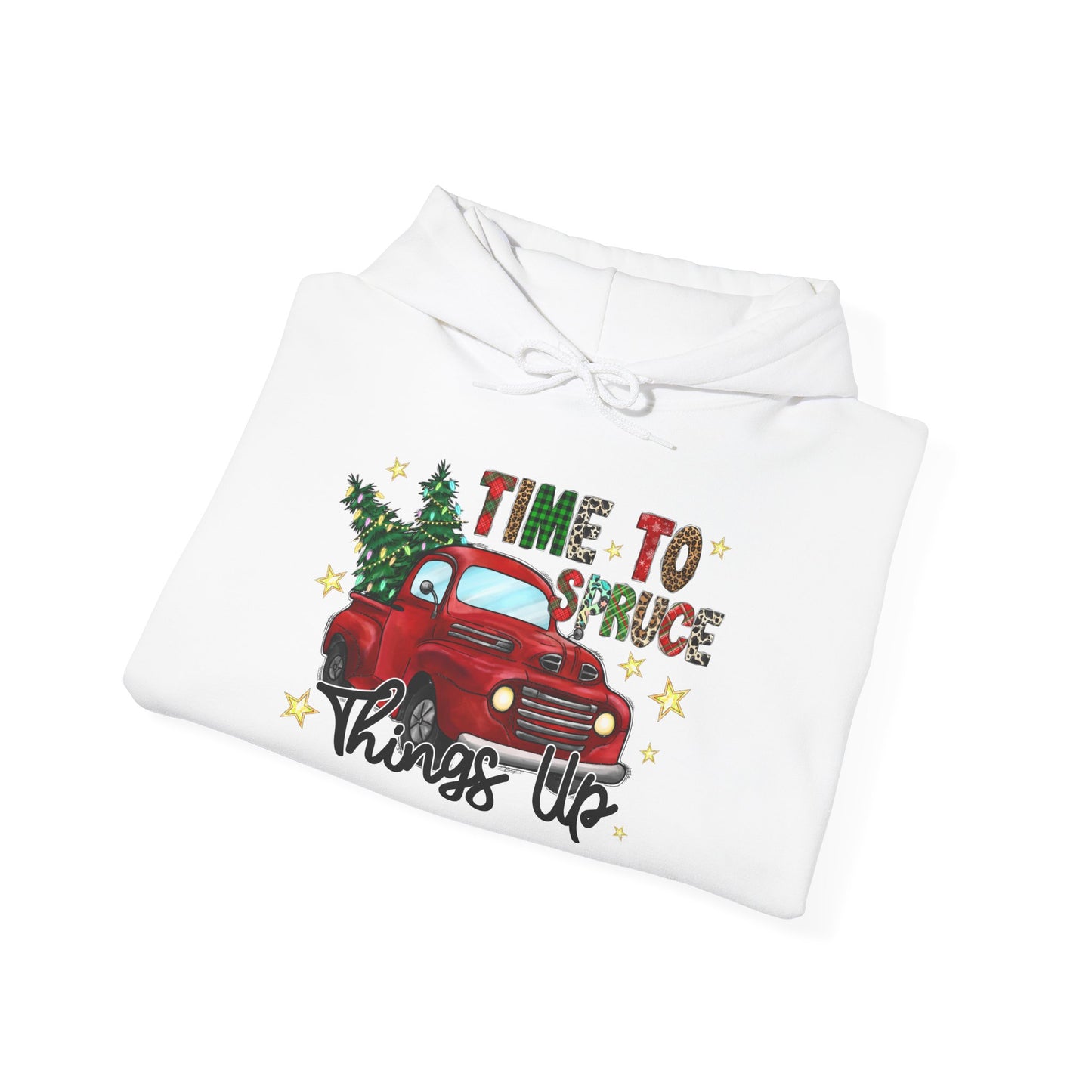 Time To Spruce Unisex Hooded Sweatshirt