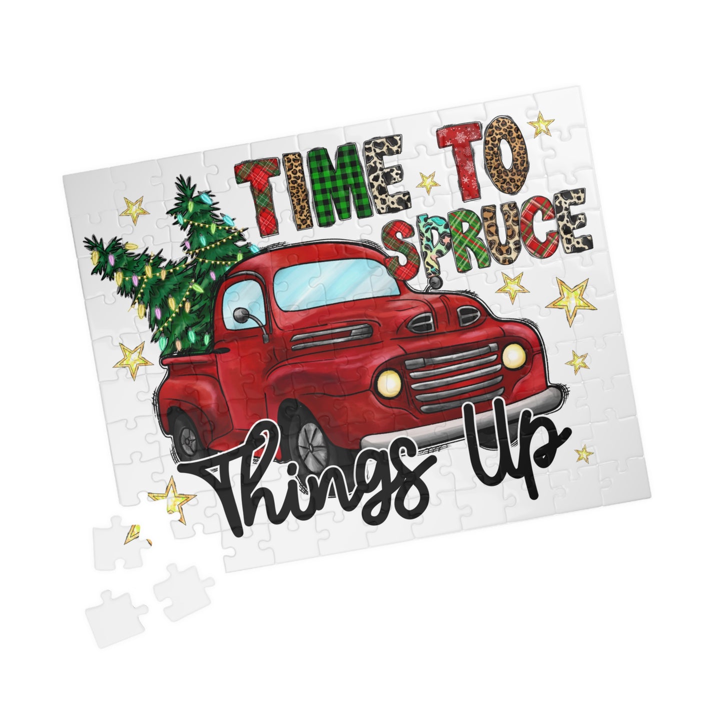 Time To Spruce Puzzle (110, 252, 520, 1014-piece)