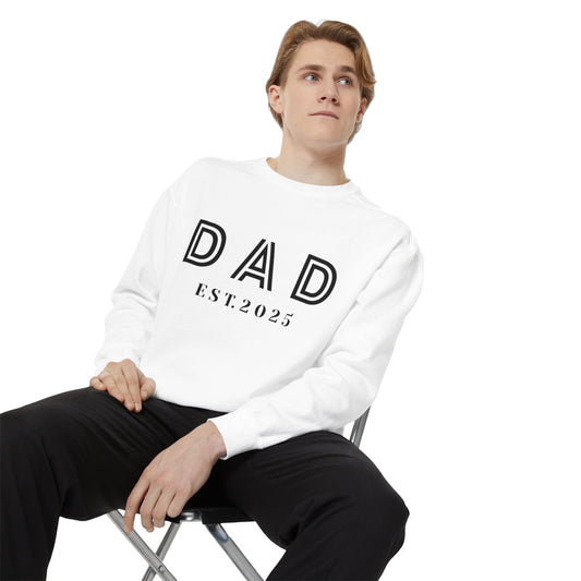 Dad-2025-Unisex Garment-Dyed Sweatshirt