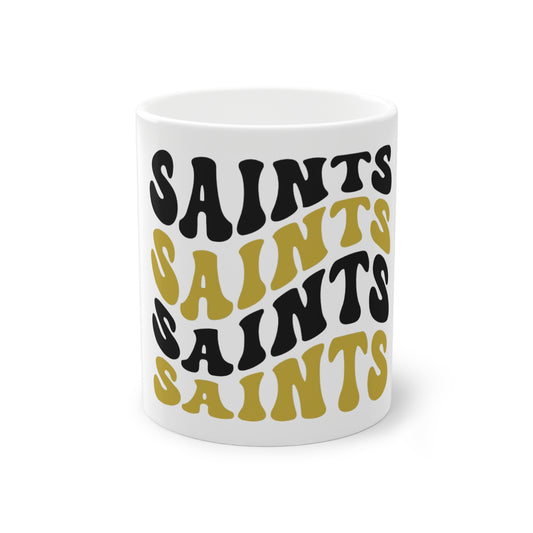 Standard Mug, 11oz...Saints Black and Gold