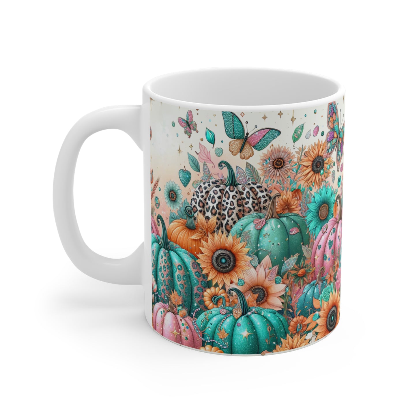 Butterflies and Pumkins Mug 11oz