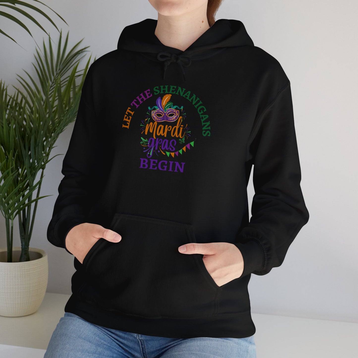 Mardi Gras Shein Unisex Heavy Blend™ Hooded Sweatshirt