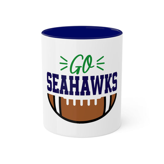 Colorful Mugs...Go Seahawks, 11oz