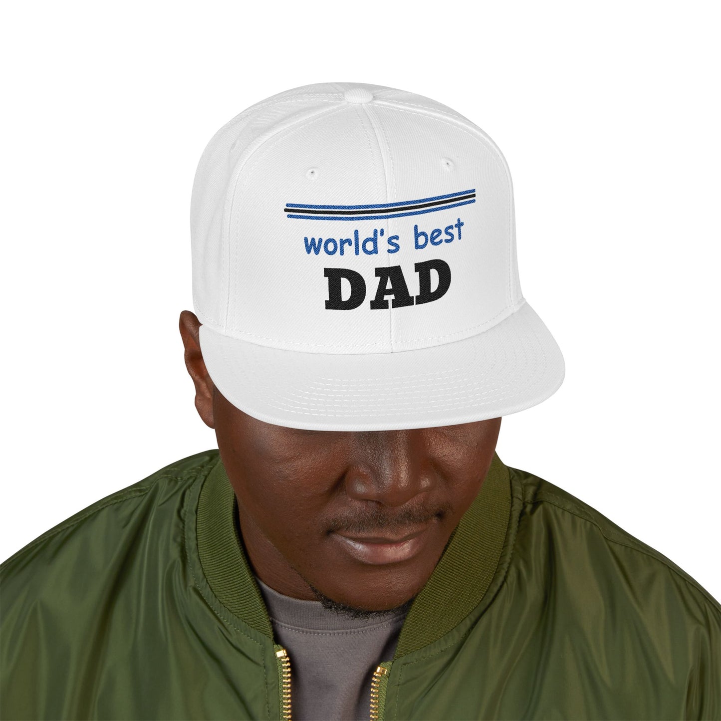 World's Best Dad-Snapback (Embroidery)