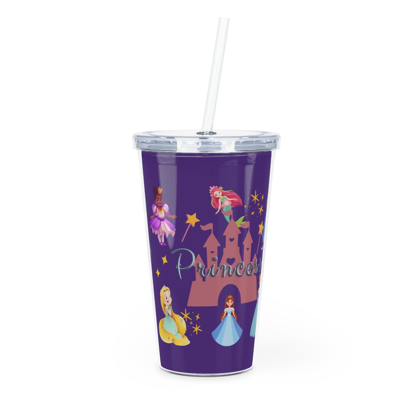 Disney Plastic Tumbler with Straw