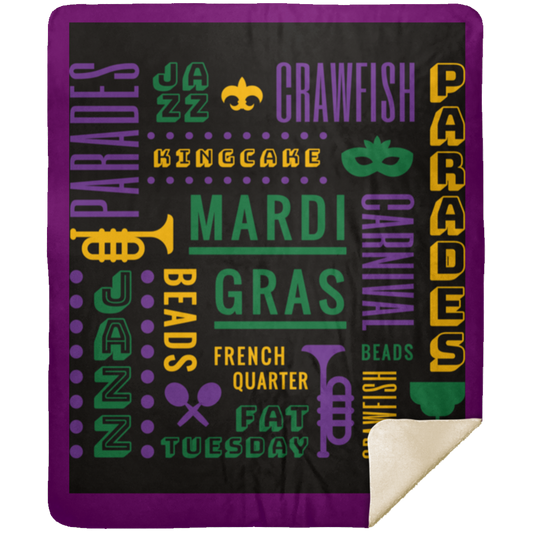 MSHM Premium Sherpa Blanket 50x60