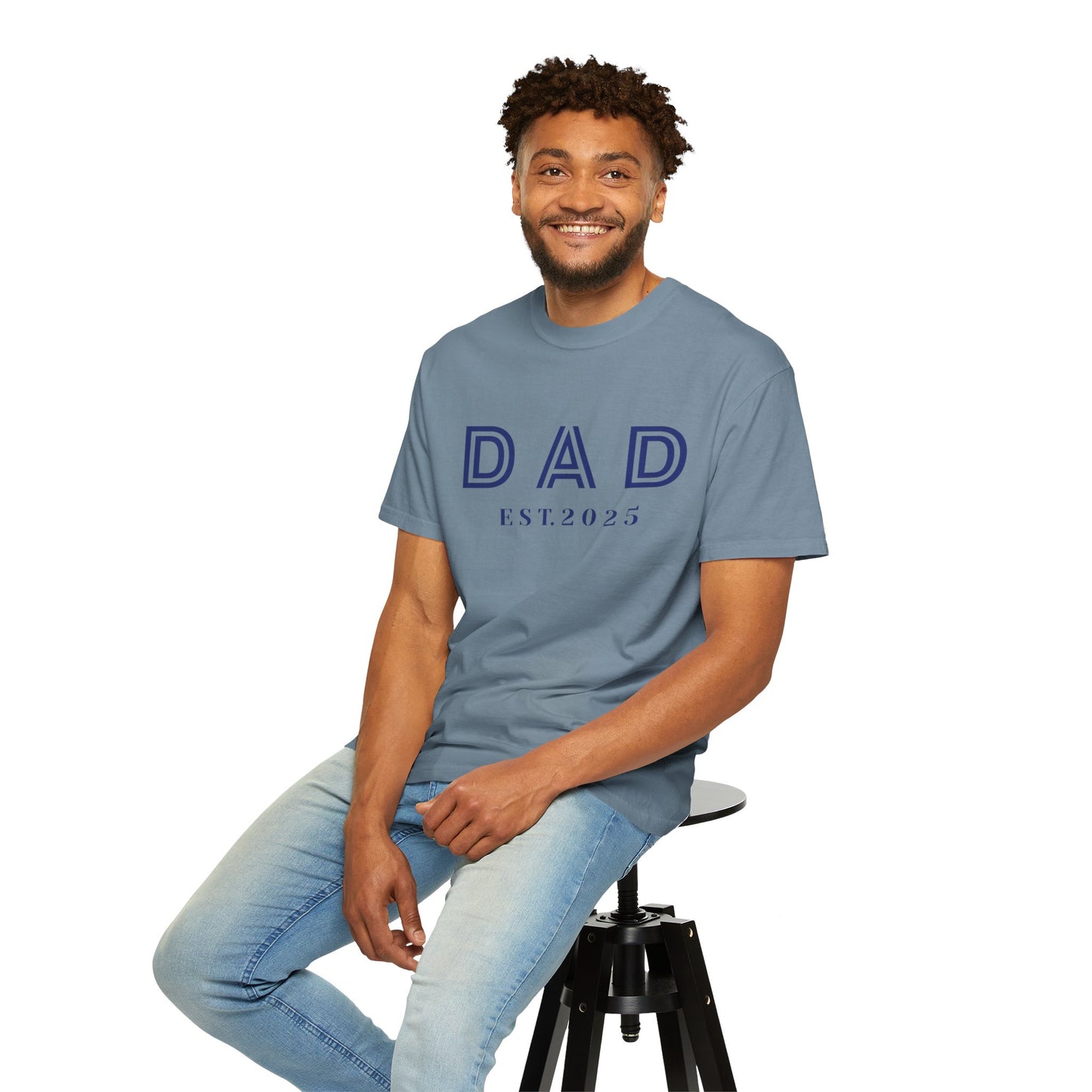 Dad 2025-Unisex Garment-Dyed T-shirt