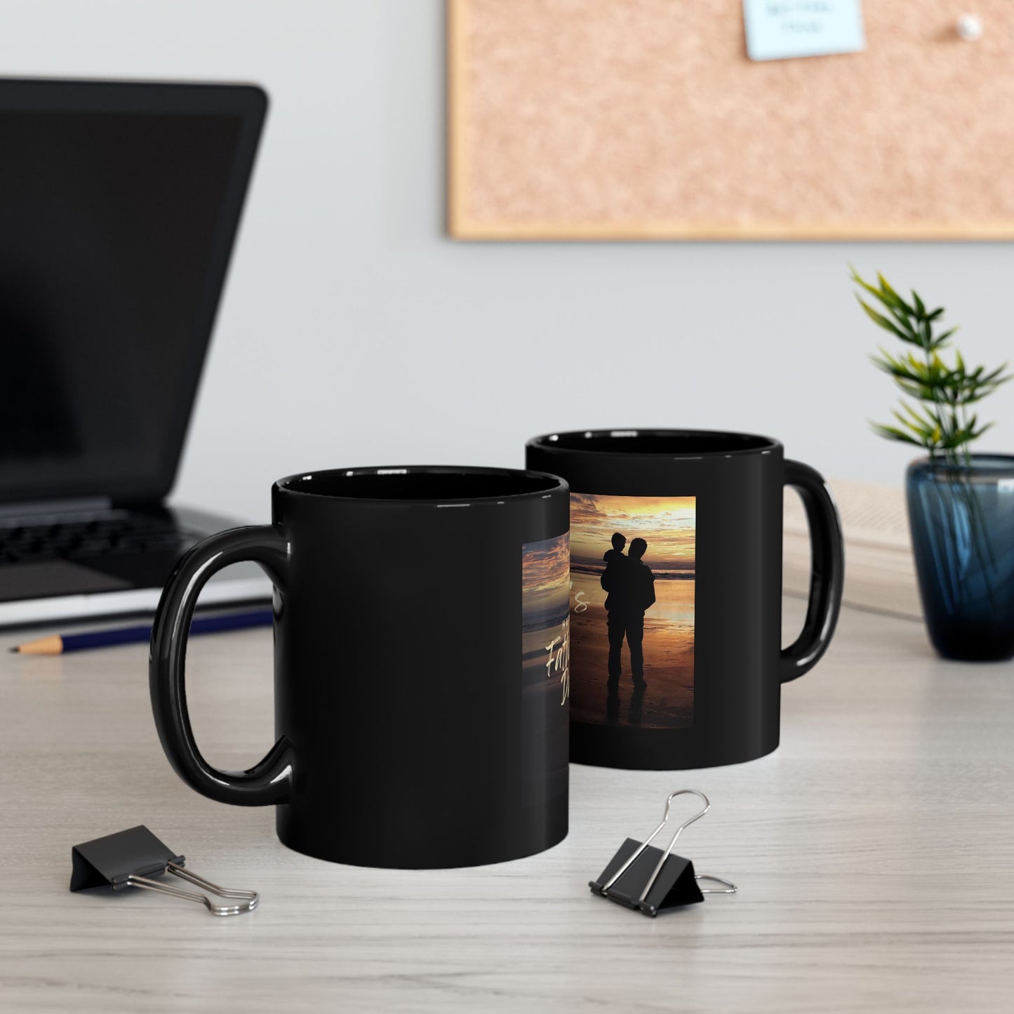 Happy Father's Day-Black Mug (11oz, 15oz)