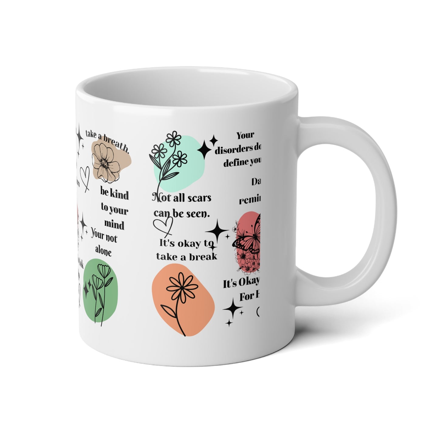 Mental Health Jumbo Mug, 20oz