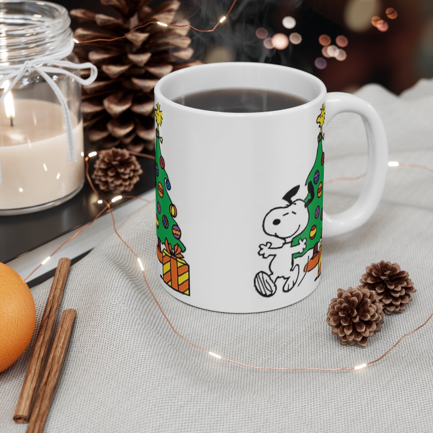 Snoopy Tree Mug 11oz