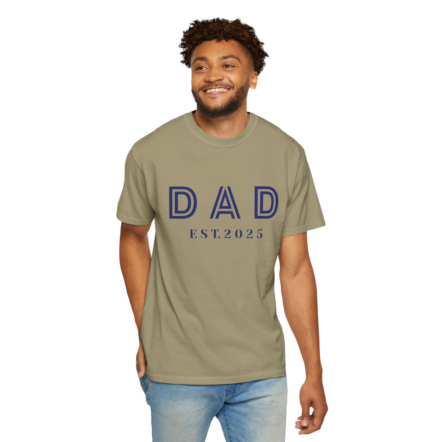 Dad 2025-Unisex Garment-Dyed T-shirt