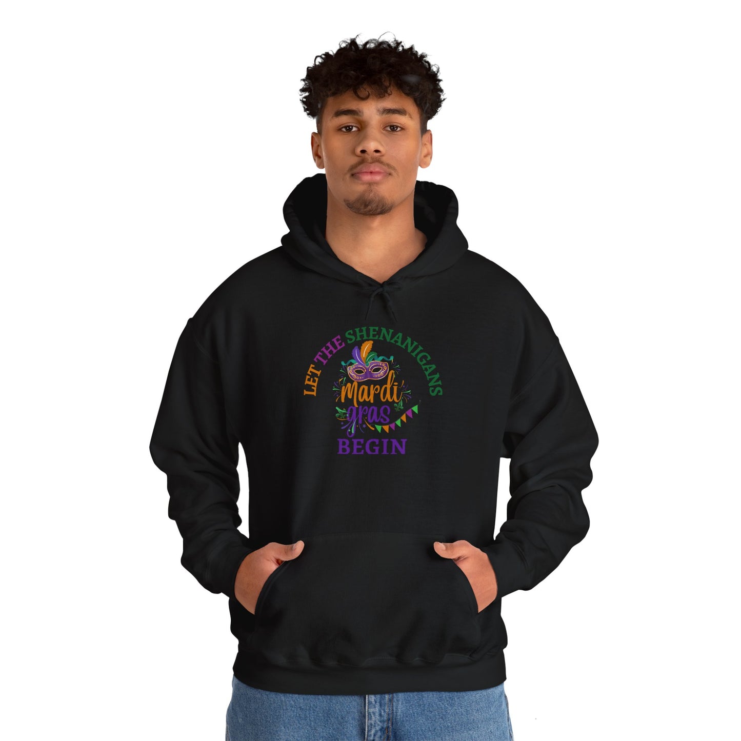 Mardi Gras Shein Unisex Heavy Blend™ Hooded Sweatshirt