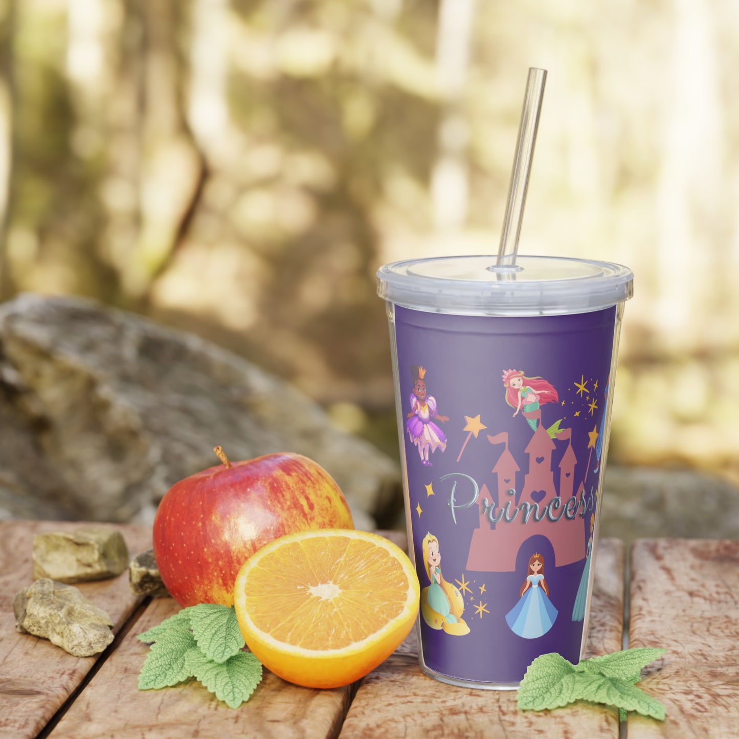 Disney Plastic Tumbler with Straw