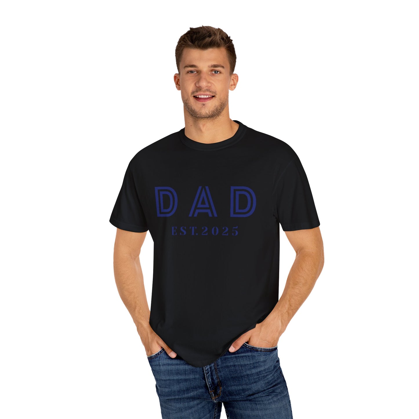Dad 2025-Unisex Garment-Dyed T-shirt