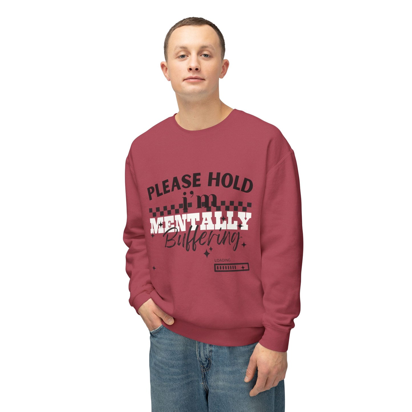 Mental Health Unisex Lightweight Crewneck Sweatshirt