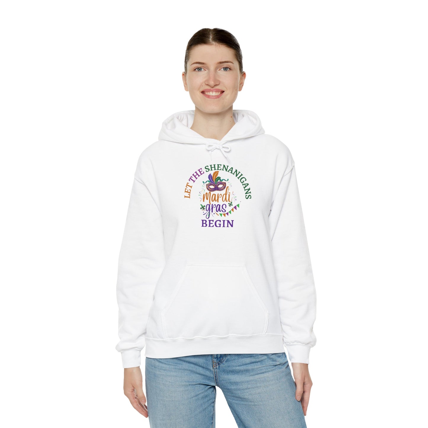 Mardi Gras Shein Unisex Heavy Blend™ Hooded Sweatshirt
