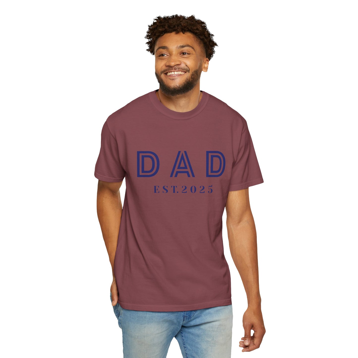 Dad 2025-Unisex Garment-Dyed T-shirt