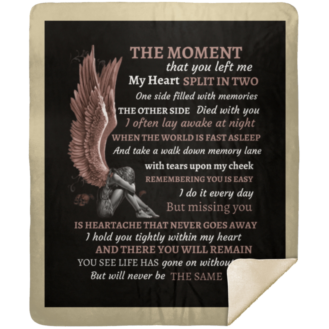 The Moment- Premium Sherpa Blanket 50x60