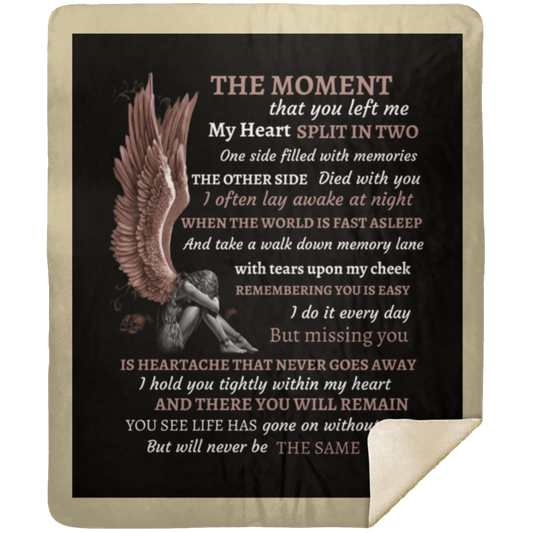 The Moment- Premium Sherpa Blanket 50x60