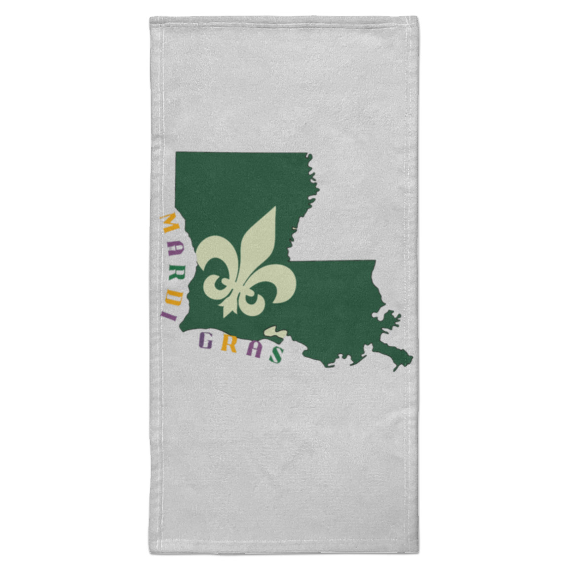 Louisiana Mardi Gras Towel - 15x30 (S6HATL)