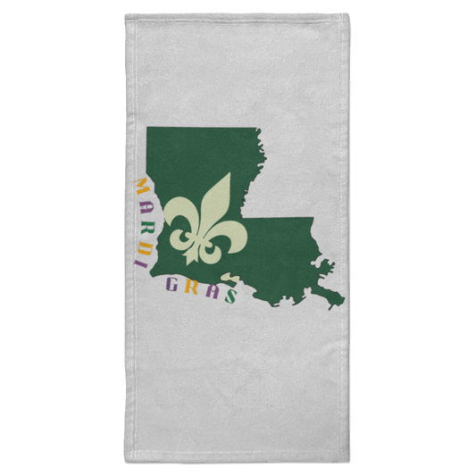 Louisiana Mardi Gras Towel - 15x30 (S6HATL)