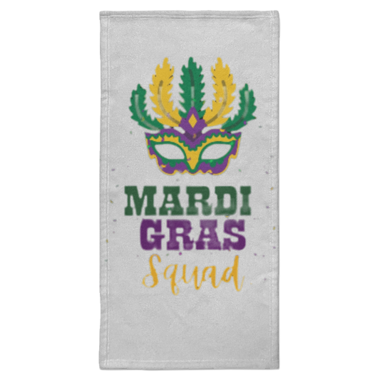 Mardi Gras Squad Towel - 15x30 (S6HATL)
