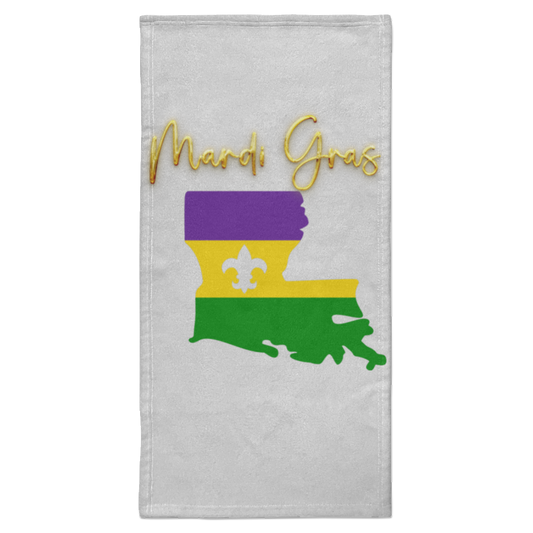 Mardi Gras Towel - 15x30 (S6HATL)