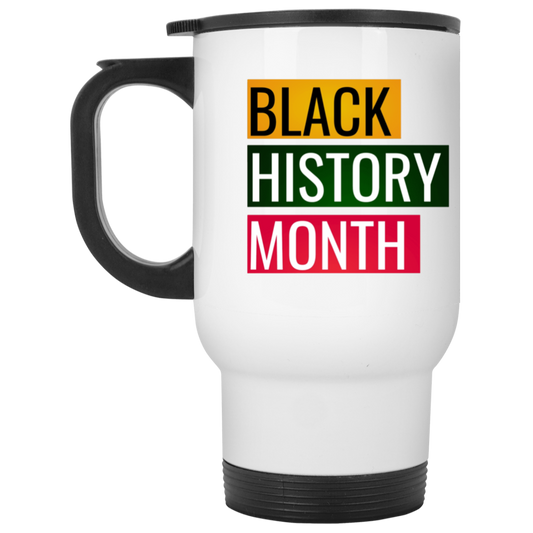 BH- White Travel Mug