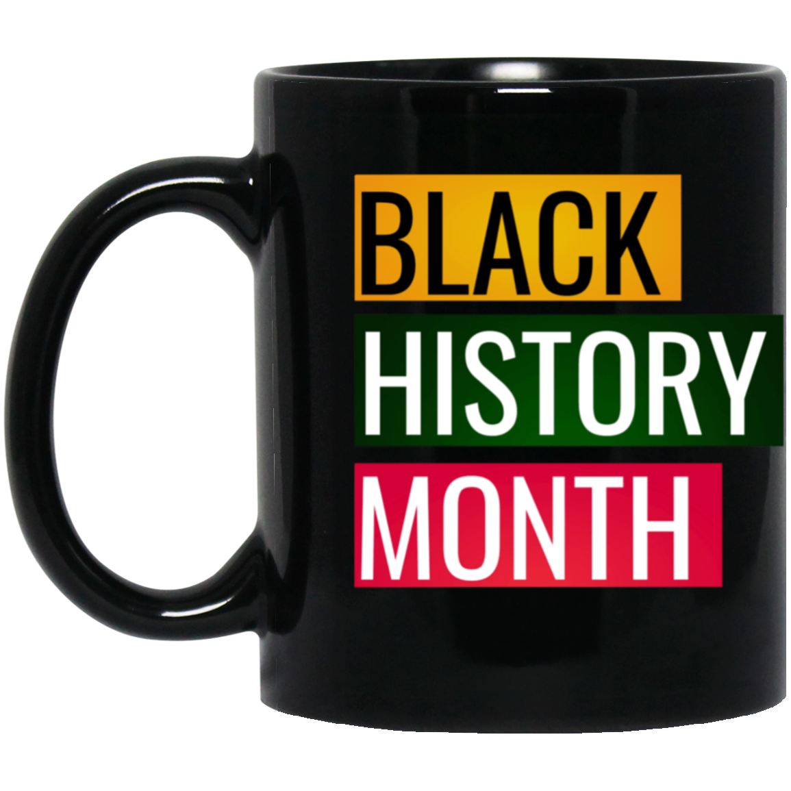 BH-11OZ 11oz Black Mug