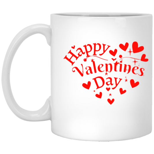Valentine 11oz White Mug