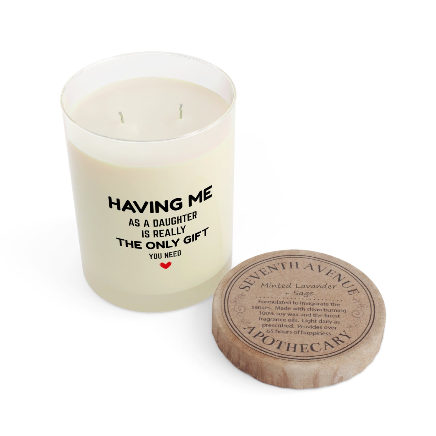 Having Me Scented Candle - Full Glass, 11oz
